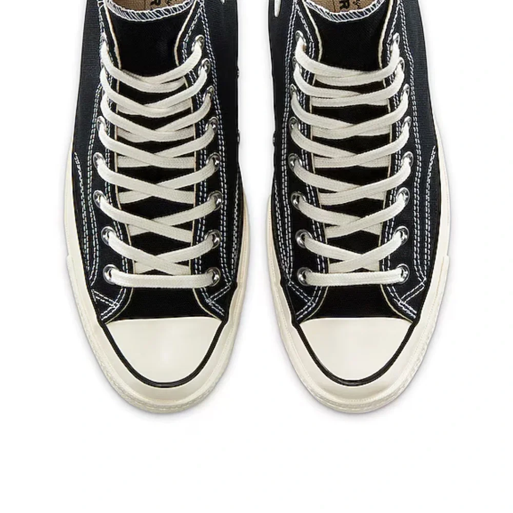 Converse Black and White High-Top Sneakers - Picture 3 of 9